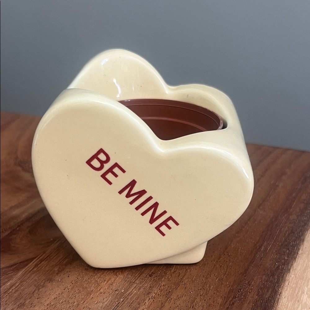 Heart Shaped 'Be Mine' Planter